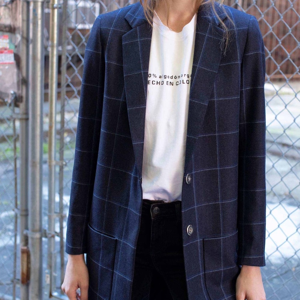 New Checked Wool Blazer from Serrano - SOLD OUT ONLINE - size small